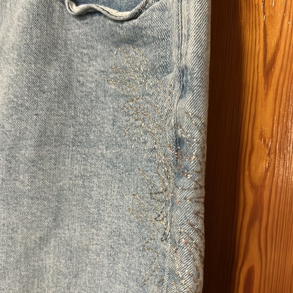 Express High Rise Flare With Side Stripe Embellishments. - Picture 3 of 9